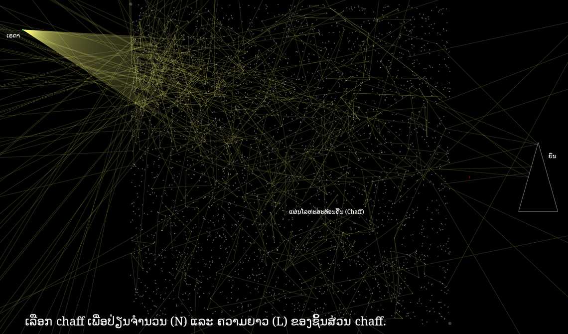 ມາດຕະການຕອບໂຕ້ດ້ວຍແຜ່ນໂລຫະສະທ້ອນຄື້ນ (Chaff)