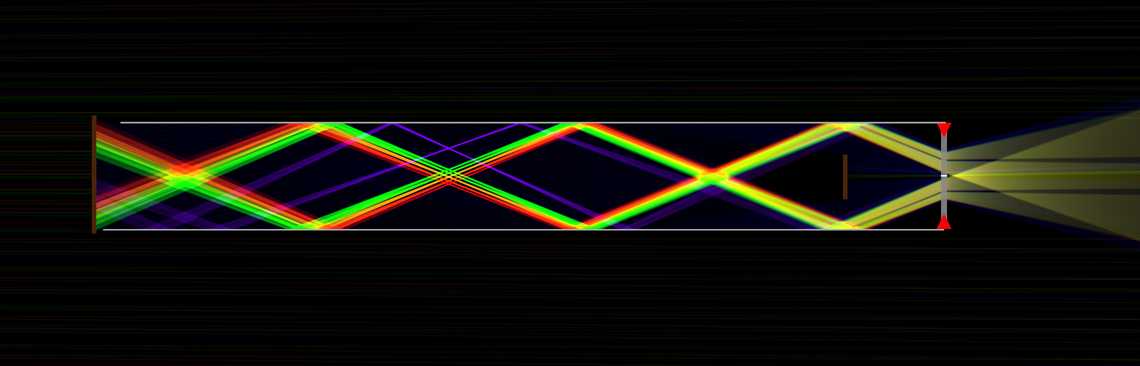 ວົງແຫວນໄອສະໄຕນ໌ຖືກລວມແສງໃໝ່ໃຫ້ເປັນພາບດຽວຜ່ານເລນຕາ