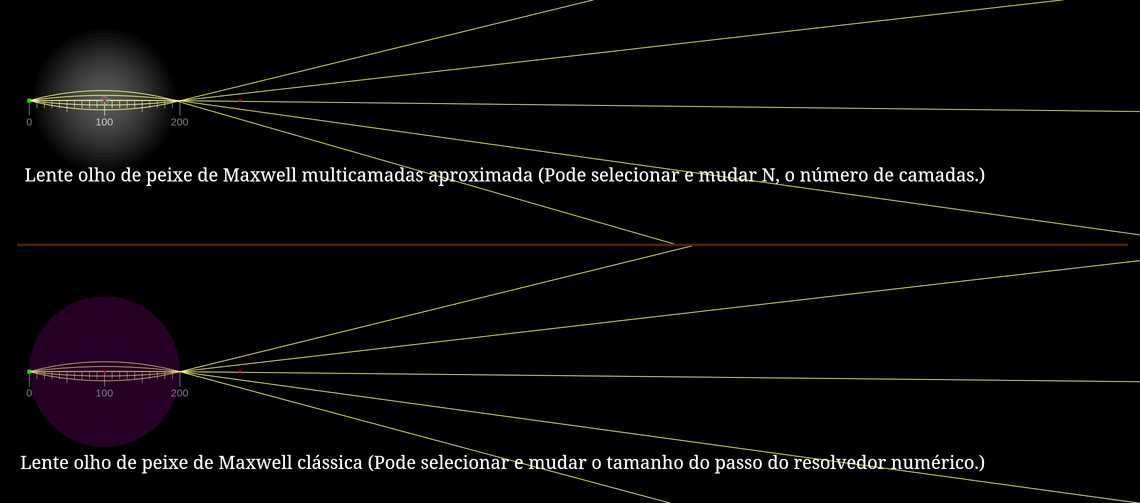 Lente olho de peixe de Maxwell